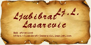 Ljubibrat Lašarević vizit kartica